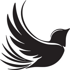 A bird icon, best for logo and t-shirt design