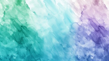 A watercolor-inspired abstract background with soft, blending colors in shades of blue, green, and purple, high-resolution photo, realistic photo, hyper realistic