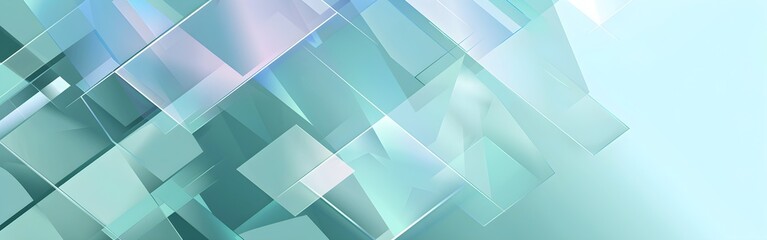 Fototapeta premium Luminous Fragments Geometric abstract background wallpaper