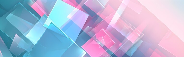 Luminous Fragments Geometric abstract background wallpaper