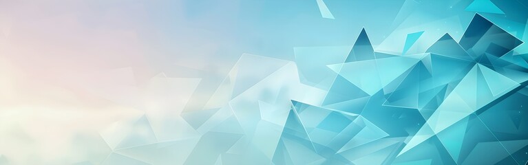 Luminous Fragments Geometric abstract background wallpaper