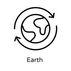 Earth vector icon