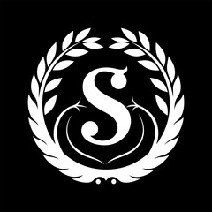 An Unique S Logo on a White Background
