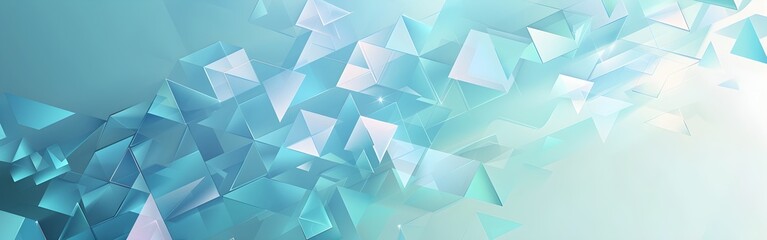 Fototapeta premium Luminous Fragments Geometric abstract background wallpaper