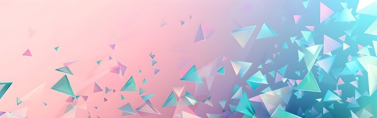 Luminous Fragments Geometric abstract background wallpaper