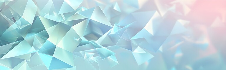 Obraz premium Luminous Fragments Geometric abstract background wallpaper