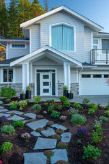 Family home in a neighborhood Nanaimo BC.