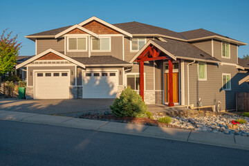 Family home in a neighborhood Nanaimo BC.