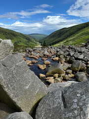 Wild River in Wicklow mountains, Ireland