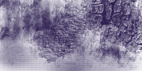 Abstract gritty and blank burnished fogy blue grunge background texture, Old and granulated blue paper, inflated blue smoke, blue background dry 