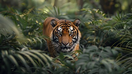Fototapeta premium Tiger in the Jungle