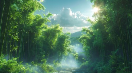 Fototapeta premium bamboo forest 