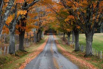 Naklejka premium autumn in the park