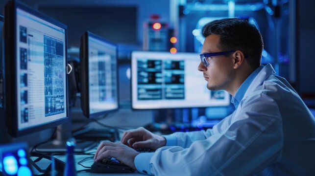 A software testing lab conducting rigorous testing and quality assurance processes to ensure the reliability and performance of applications before deployment.