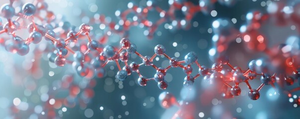 Detailed illustration of a glucose molecule, vibrant and educational, glucose monitoring, scientific visualization