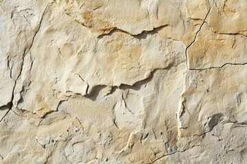 Naklejka premium Cracked and Weathered Stone Wall Texture