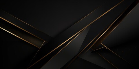  top view metal sheet gold black background illustration