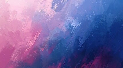 Fototapeta premium Abstract Blue and Pink Brushstrokes