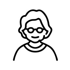 Großmutter Oma Mutter Frau Symbol 