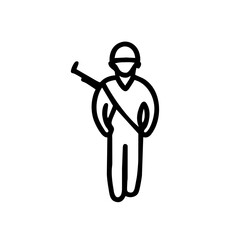 Symbol Infanterist Soldat 