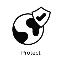 Protect vector icon
