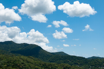 Fototapeta premium blue sky and clouds
