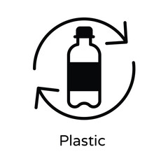 Plastic vector icon