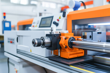 Industrial Machinery Close-Up .