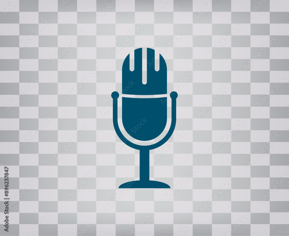 Poster vector icon on gray background with gradient