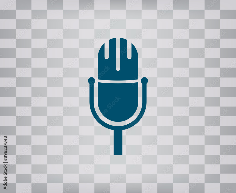 Poster vector icon on gray background with gradient