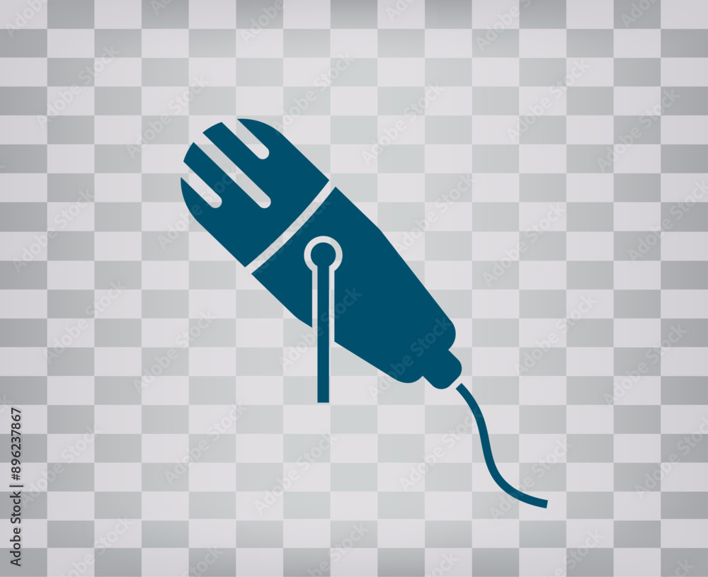 Poster vector icon on gray background with gradient