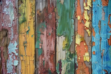 old painted wood