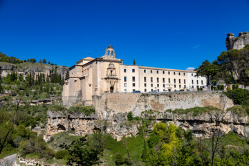 Naklejka premium Panoramic view of the Parador of Cuenca