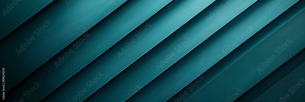 Poster a close-up of a teal backdrop with diagonal lines that create a gentle gradient from dark to light s