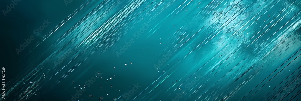 Poster a teal backdrop featuring diagonal lines with a gentle gradient from dark to light shades