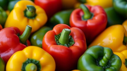Ripe peppers, showcasing their vibrant colors and smooth skin