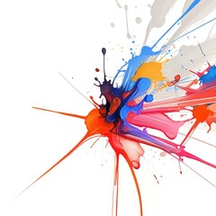 abstract background with splashes