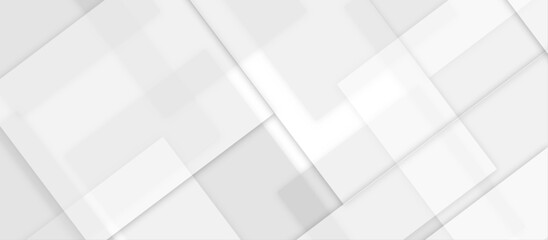 Vector Modern white and gray technology concept diamond triangle geometric line background. modern white and grey gradient color geometric backdrop design cube pattern background for website banner.