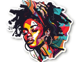 Vibrant Streetwear Graffiti Collage  Stylish Abstract Design for Apparel and Branding