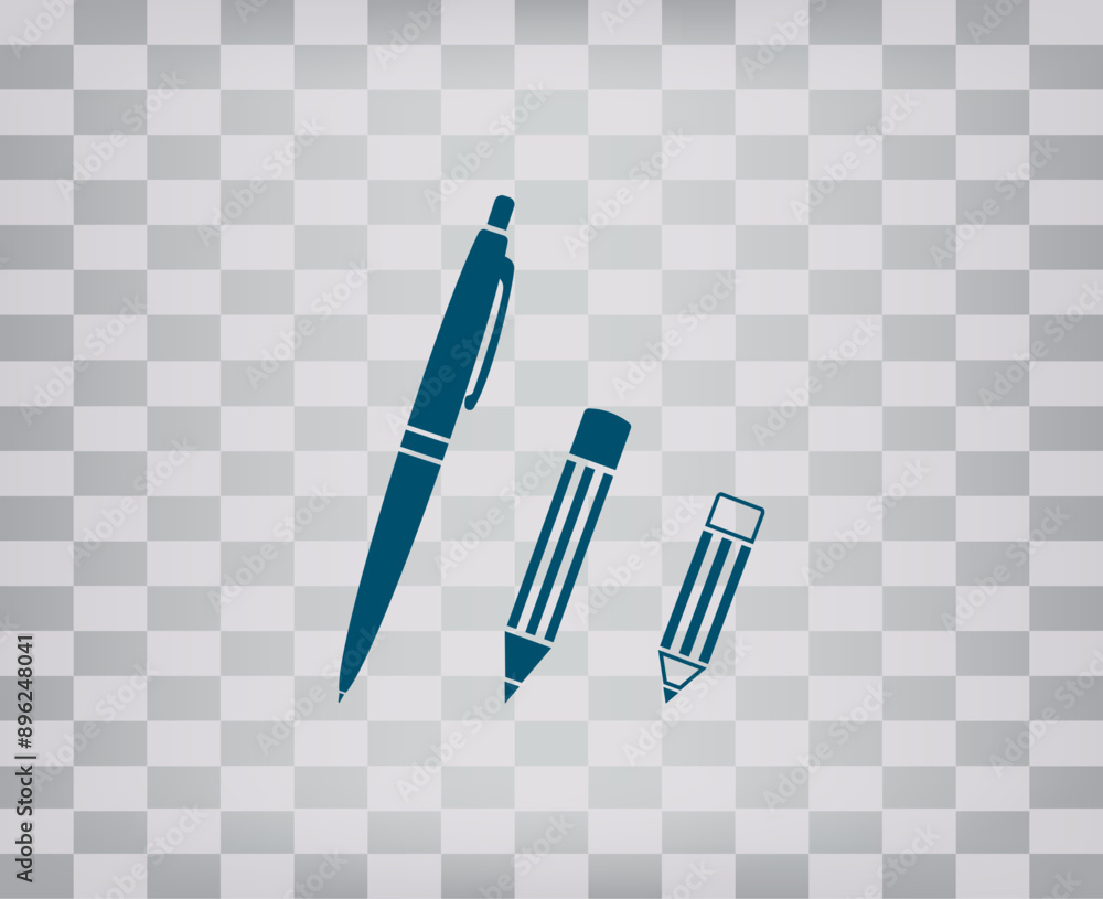 Poster vector icon on gray background with gradient
