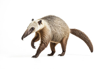Fototapeta premium Northern tamandua walking in studio
