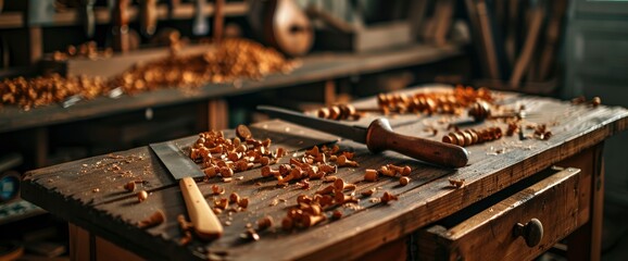 A Wood Shop Series, Showcasing Craftsmanship And Skill