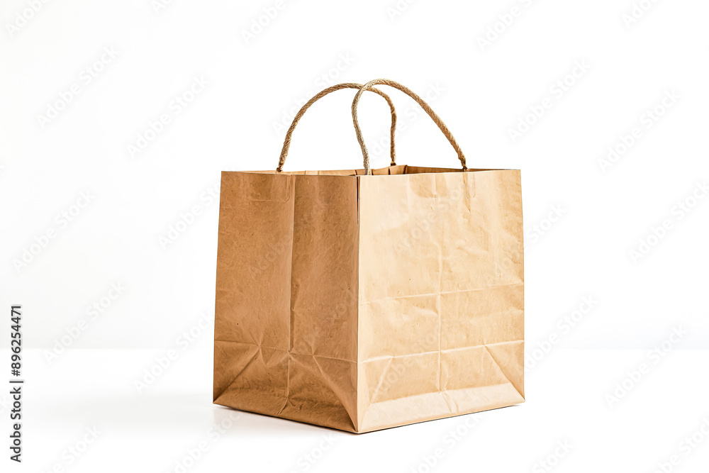 Poster Brown Paper Bag with Twine Handles