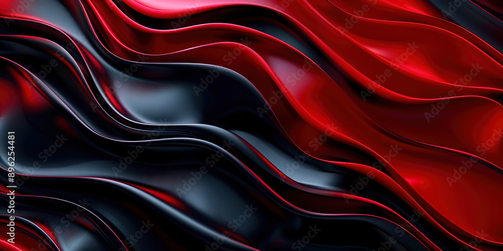 Poster Abstract background with waves
