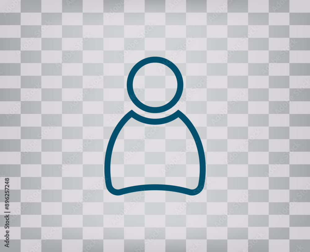 Poster vector icon on gray background with gradient