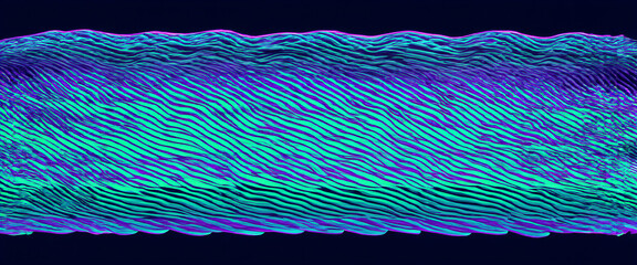 Abstract background composed of wavy neon colors