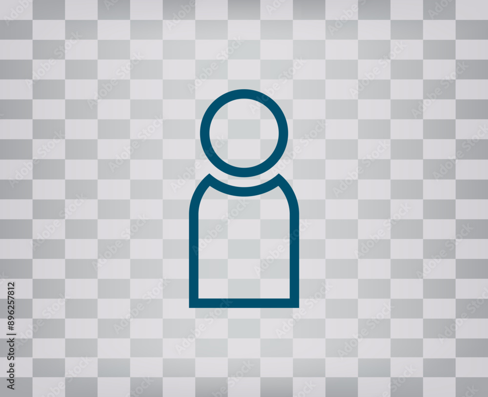 Poster vector icon on gray background with gradient
