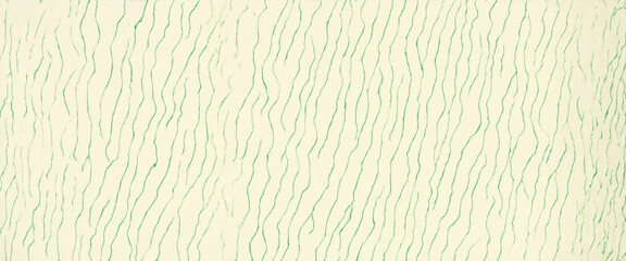 Abstract green pattern on a beige background