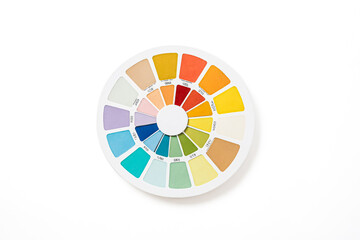 Obraz premium Color Wheel With Swatches