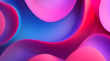 Abstract background with vibrant pink and blue gradient colors, flowing in a dynamic and fluid pattern.